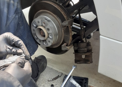 this image shows brake repair in Baltimore, MD