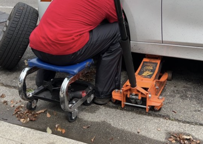 this image shows tire service in Baltimore, MD