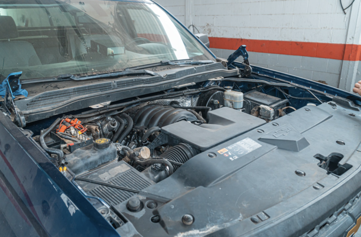 this image shows car repair in Baltimore, MD